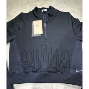 Nike Therma-FIT ADV City Ready sweater top 1/4-Zip Black women small DV9807 010